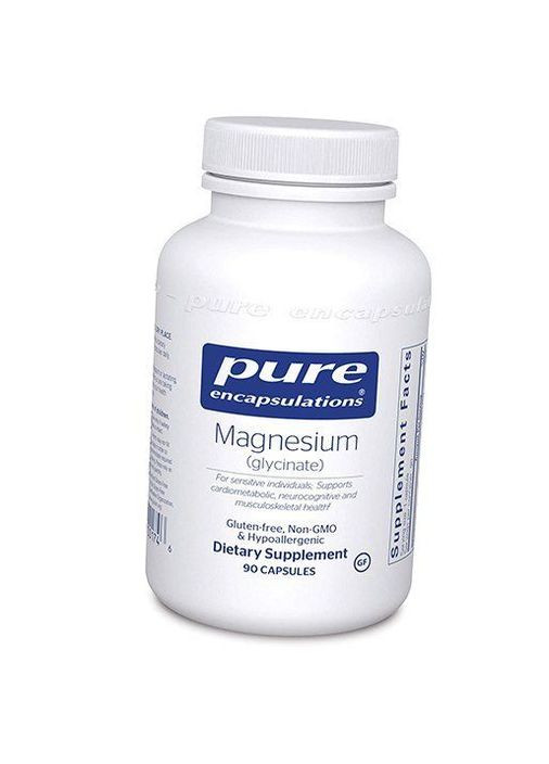Магний Глицинат, Magnesium Glycinate, 90капс (36361051) Pure Encapsulations (293256817)