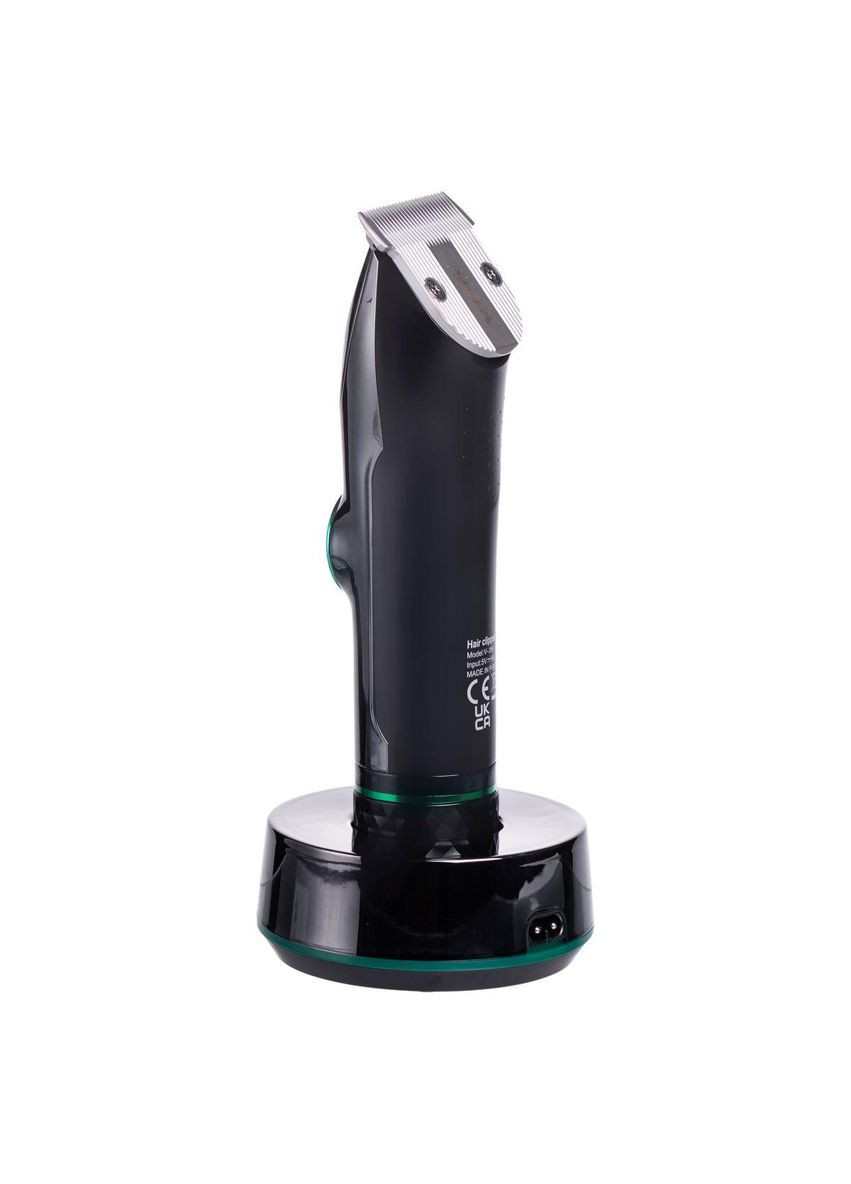 Професійна машинка для стрижки волосся та бороди з LED-дисплеєм та підставкою V-256 VGR (370974784)