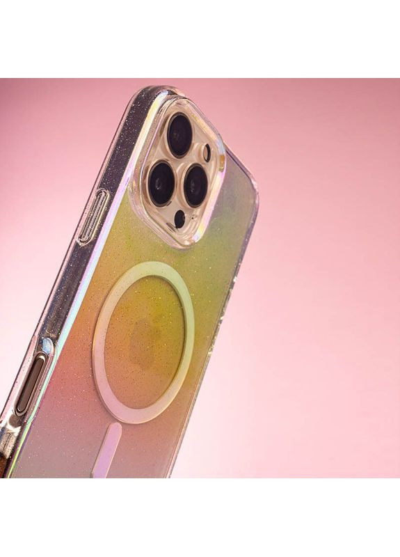 Чохол TPU Galaxy Sparkle (MagFit) з MagSafe для Apple iPhone 16 Pro (6.3") Хроматичний Epik (372972990)