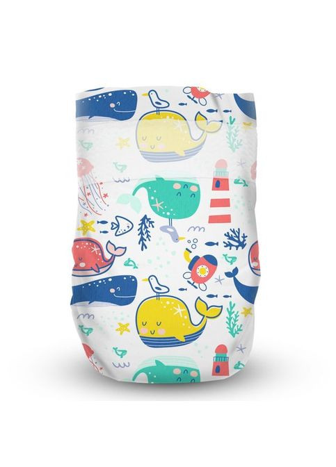 Підгузки (DP-OI-FAT-NB56P-WTW) Offspring Willy the Whale розмір NB до 4 кг 56 шт (357435910)