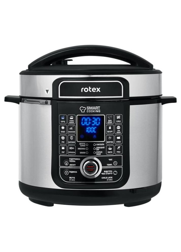 Мультиварка-скороварка REPС78-B 900 Вт Rotex (364757616)