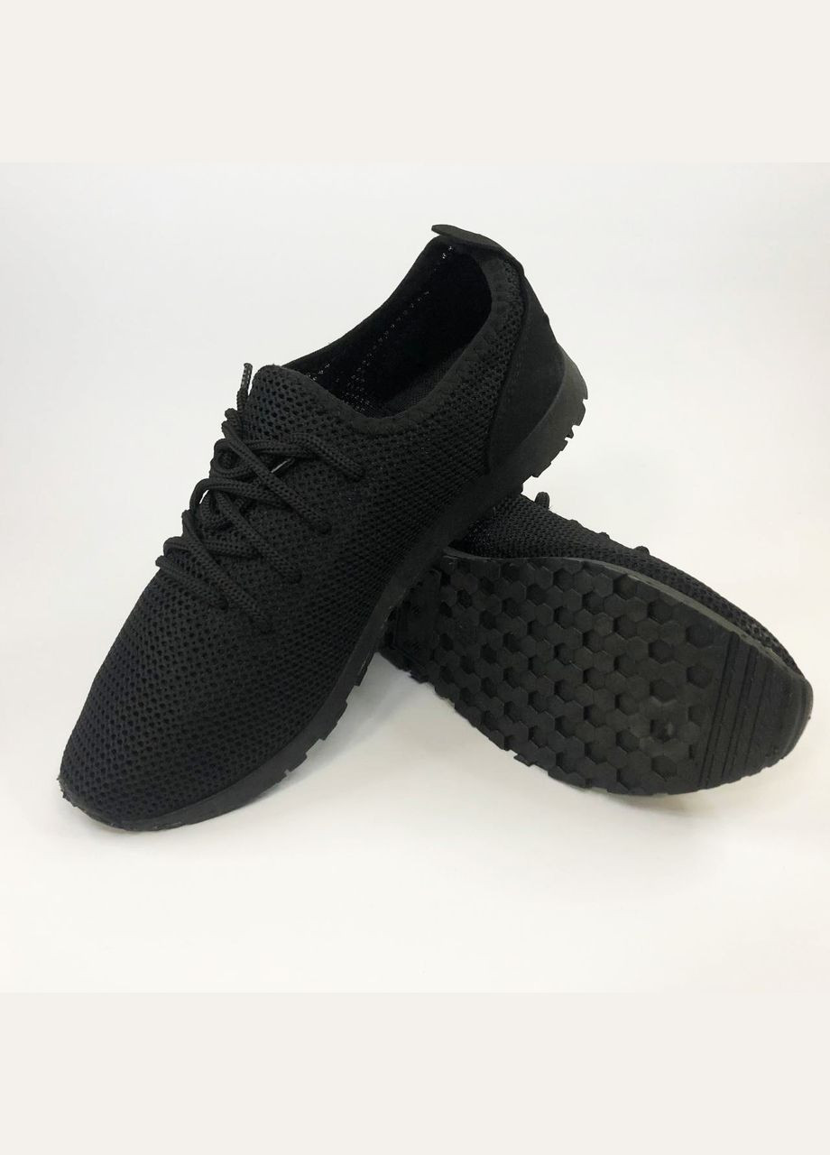 Чорні Літні чоловічі кросівки сітка Trend 97234