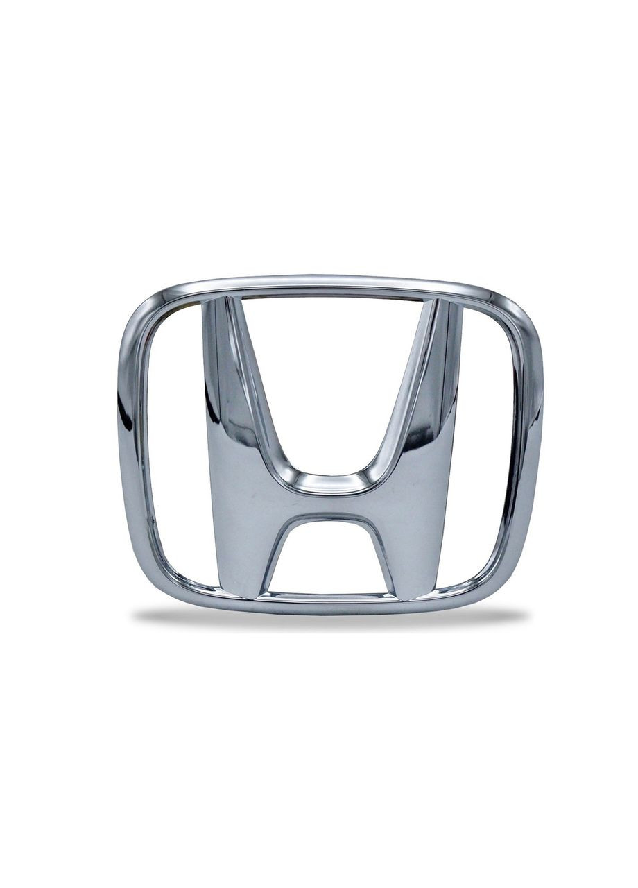 Емблема хром 84х72мм (на скотчі + 2 напрямні) Honda (369610002)