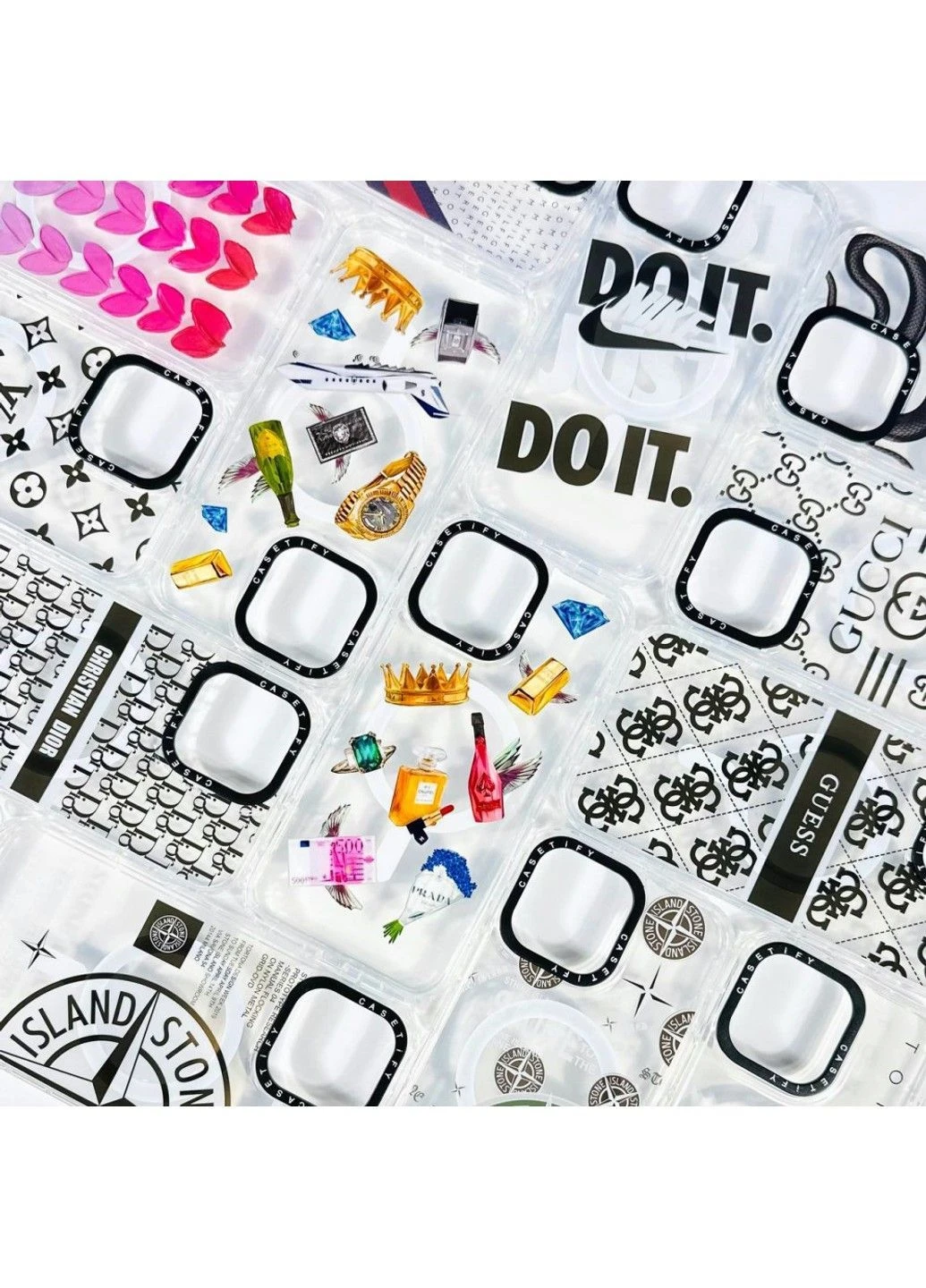 Чехол Transparent CaseTify Magnetic для iPhone 14 Pro Nike No Brand (382802352)