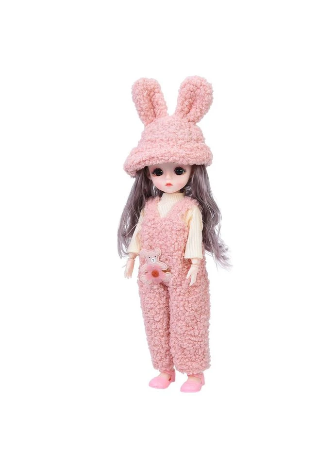 Дитяча іграшкова лялька F0322(Pink) шарнірна, розмір 29 см Bambi (373035297)
