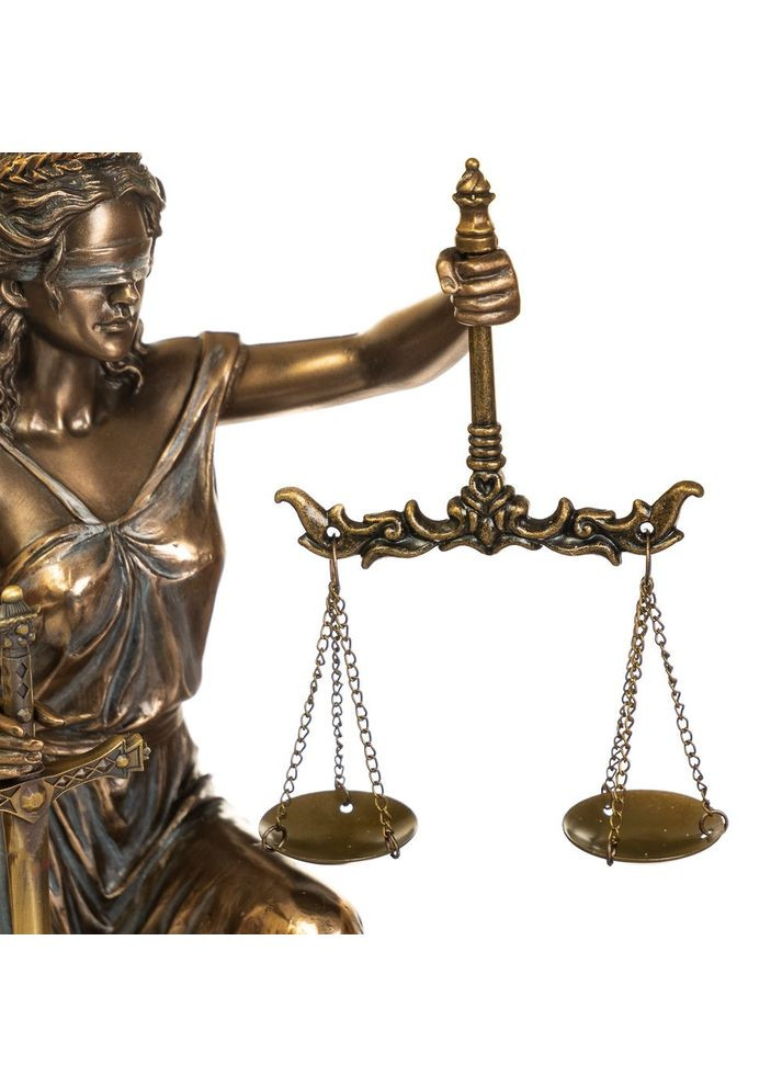Статуэтка настольная Богиня правосудия Фемида 26х9х20 см 77560 Veronese (302239126)