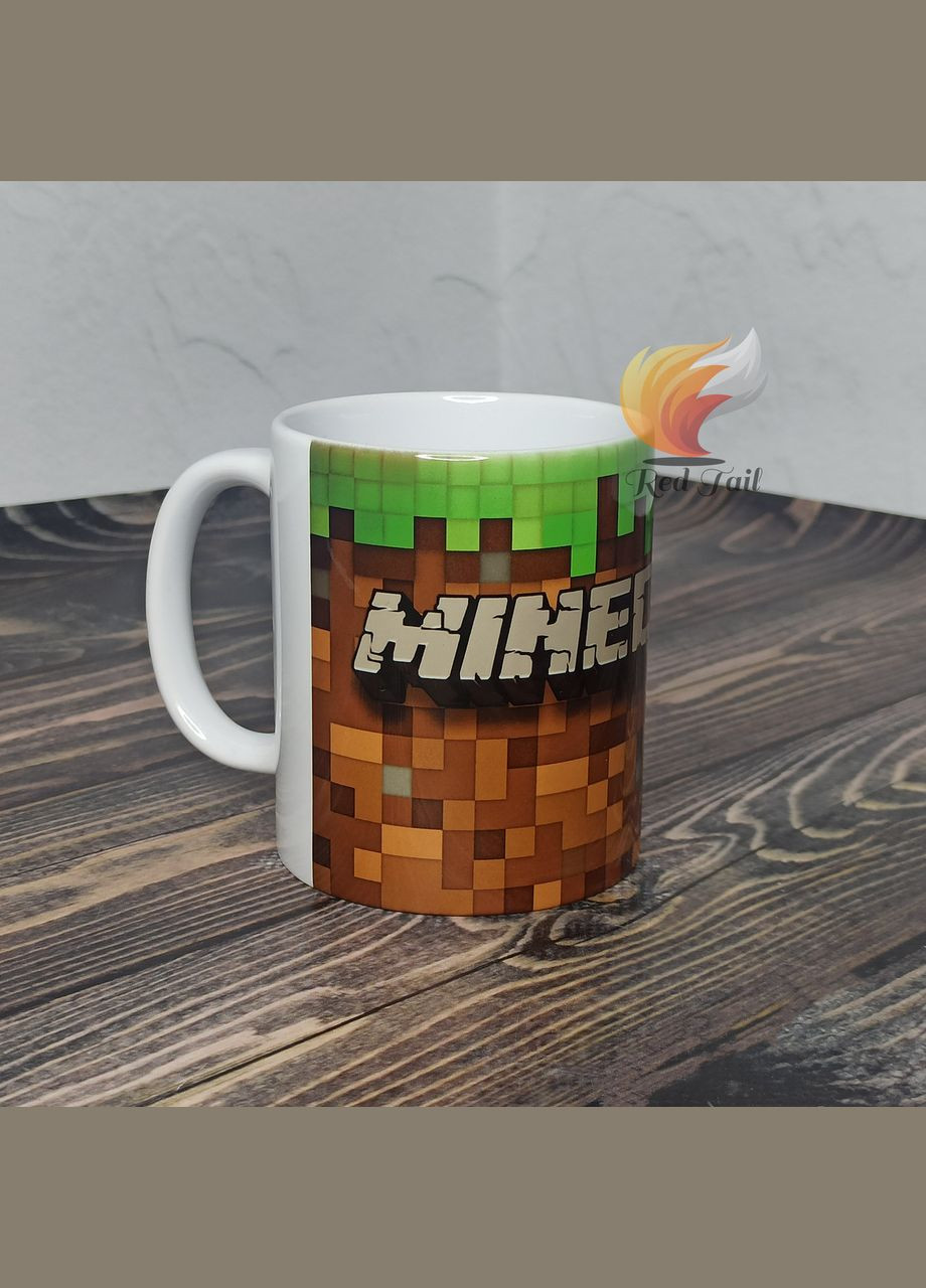 Чашка подарочная "Майнкрафт" 330 мл No Brand (328438988)