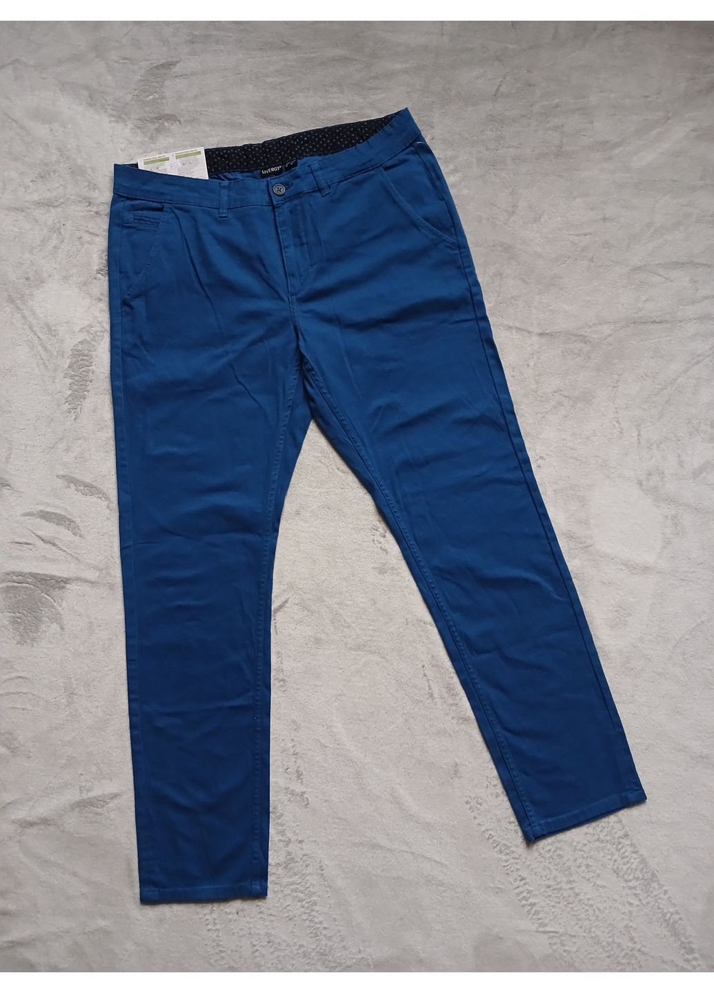 Синие зауженные брюки Livergy