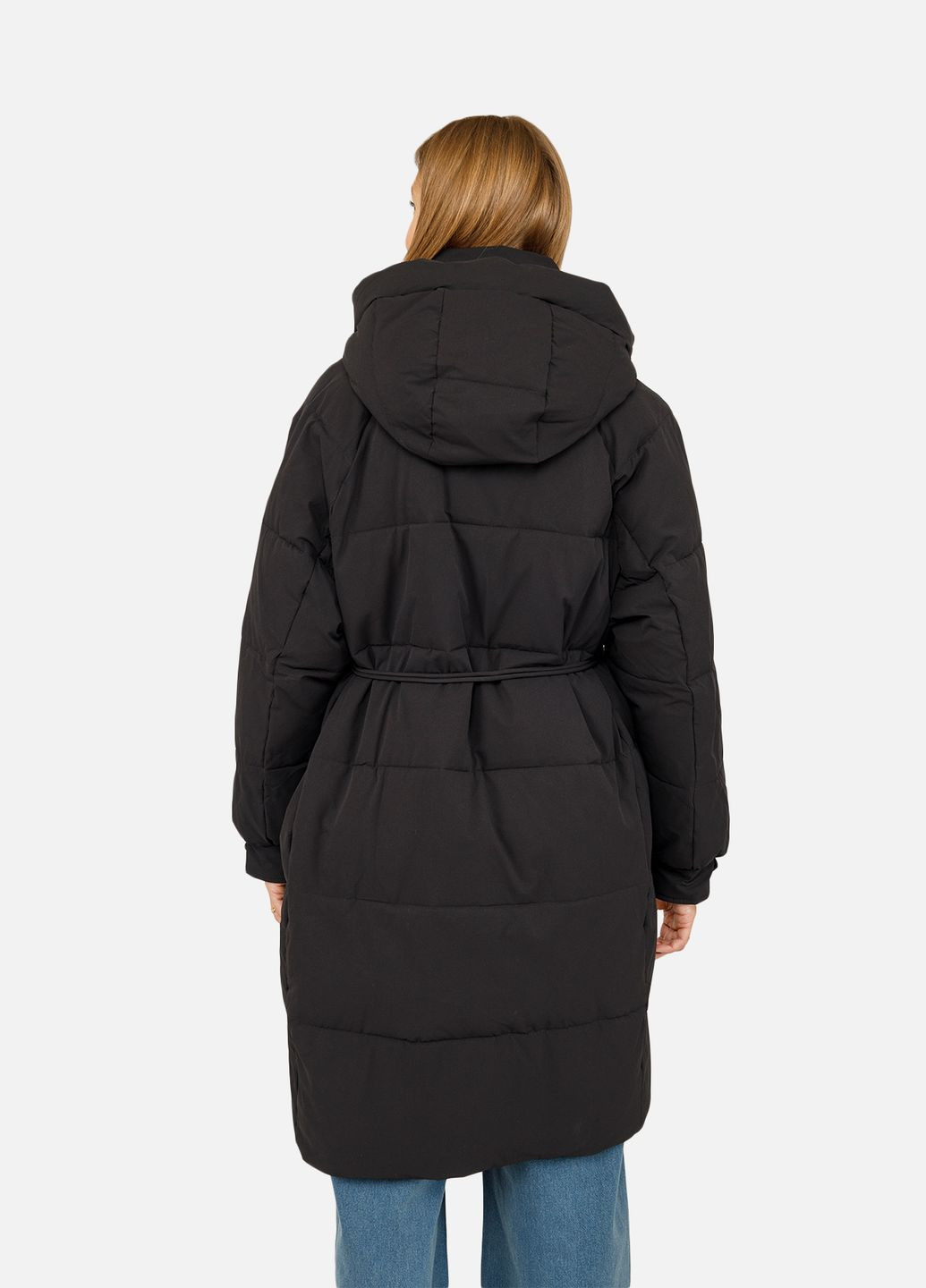 Чорна зимня жіноча куртка колір чорний cb-00256271 Towmy