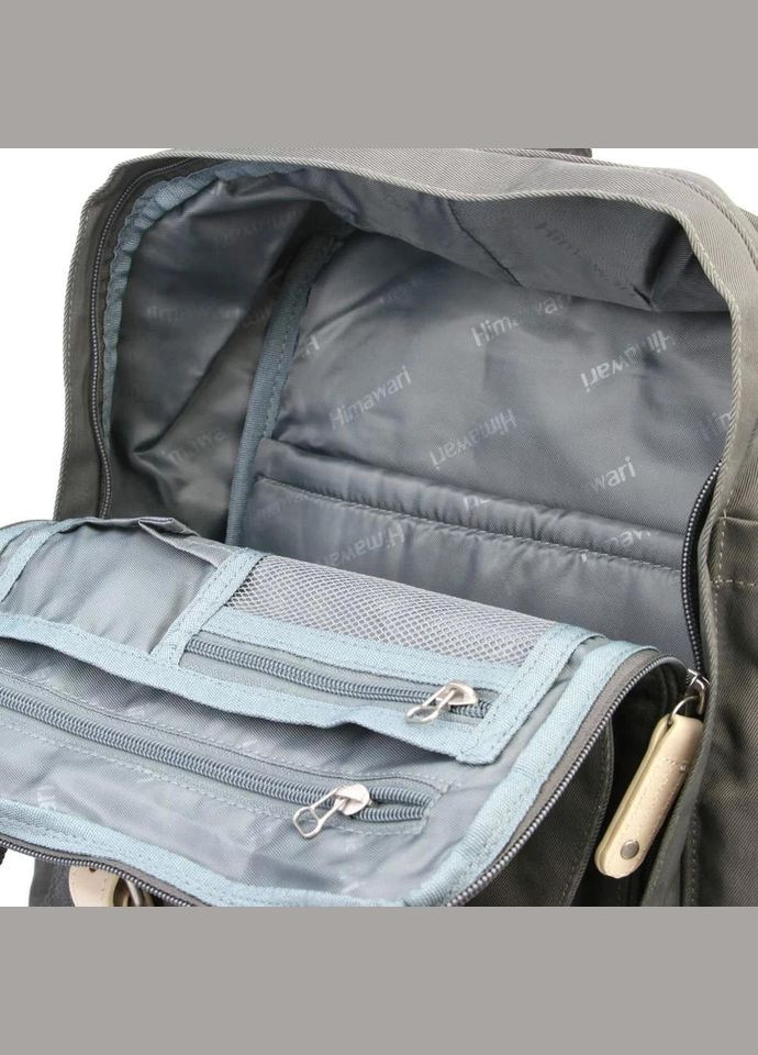 Рюкзак жіночий текстильний на 1 відділення розмір 30 × 40 × 15 см 188 L-69 хакі Himawari (314808786)