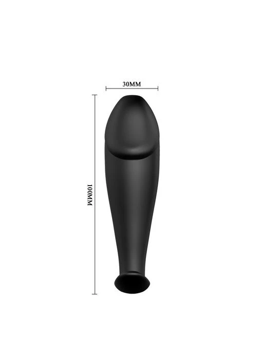 Анальная пробка Special Anal Stimulation Vibrating Penis Black Pretty Love (383101521)