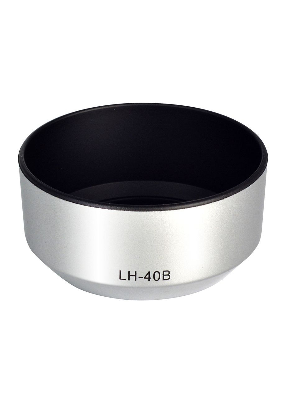 Бленда LH-40B (серебряная) для объектива M.ZUIKO DIGITAL 45 мм 1:1,8 Olympus (369558304)