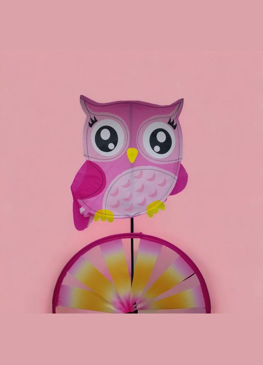 Ветрячок "Сова", высота 75 см, розовая MIC (292252291)