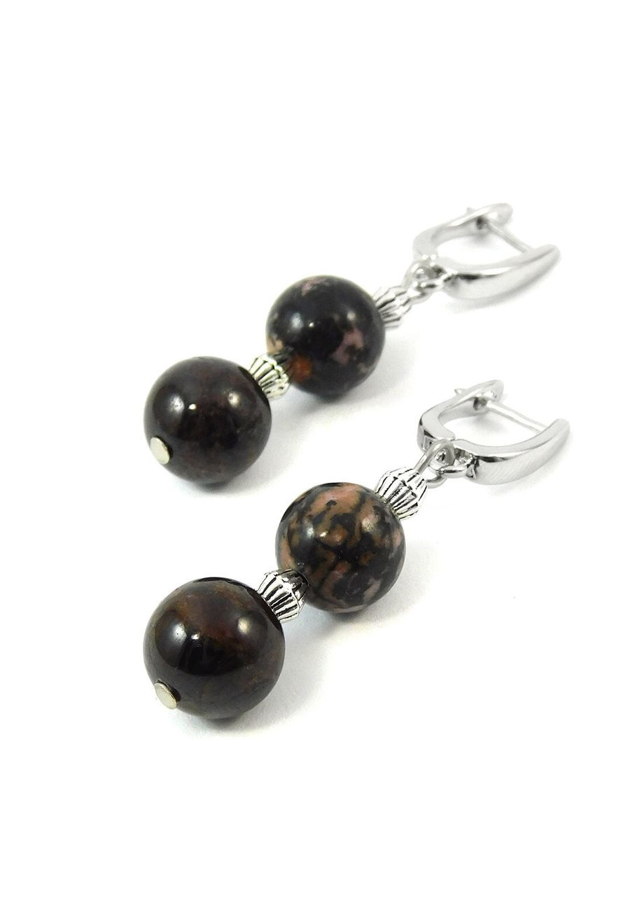 Сережки "Вишуканий мотив" Гранат, Родоніт Fursa fashion (324211172)