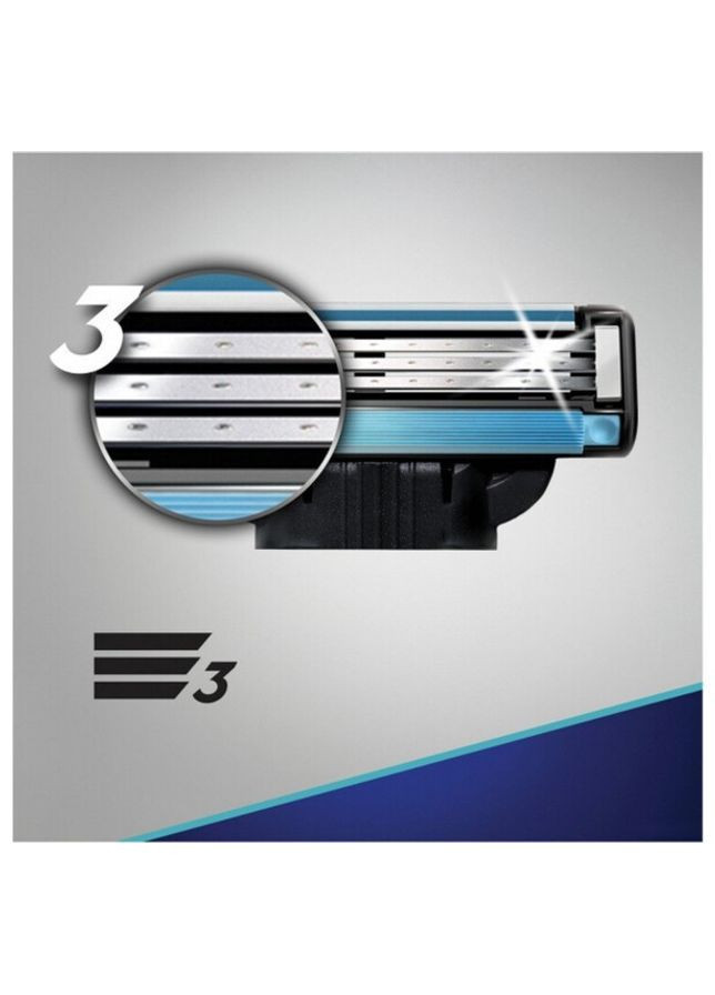 Змінні картриджі для гоління (леза касети) чоловічі касети 8 шт Gillette Mach 3 (324231580)