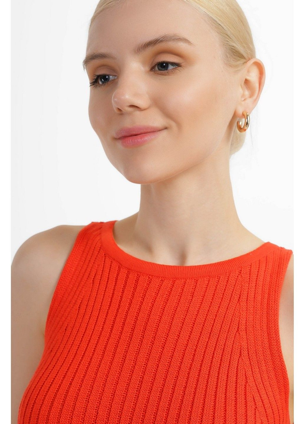 Оранжевое повседневный платье pw909 Sewel