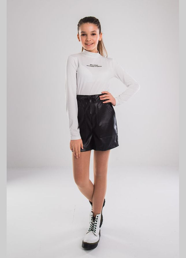 Школьные шорты экокожа Suzie (334558452)