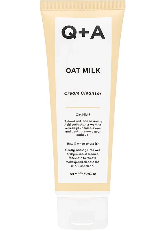 Очищувальний кремовий засіб с вівсяним молочком Oat Milk Cream Cleanser, 125мл Q+A (352171201)