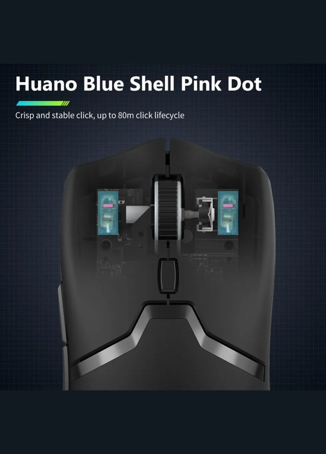 Мышь игровая M800 PRO (сенсор PAW3395) беспроводная, белая Delux (302245142)