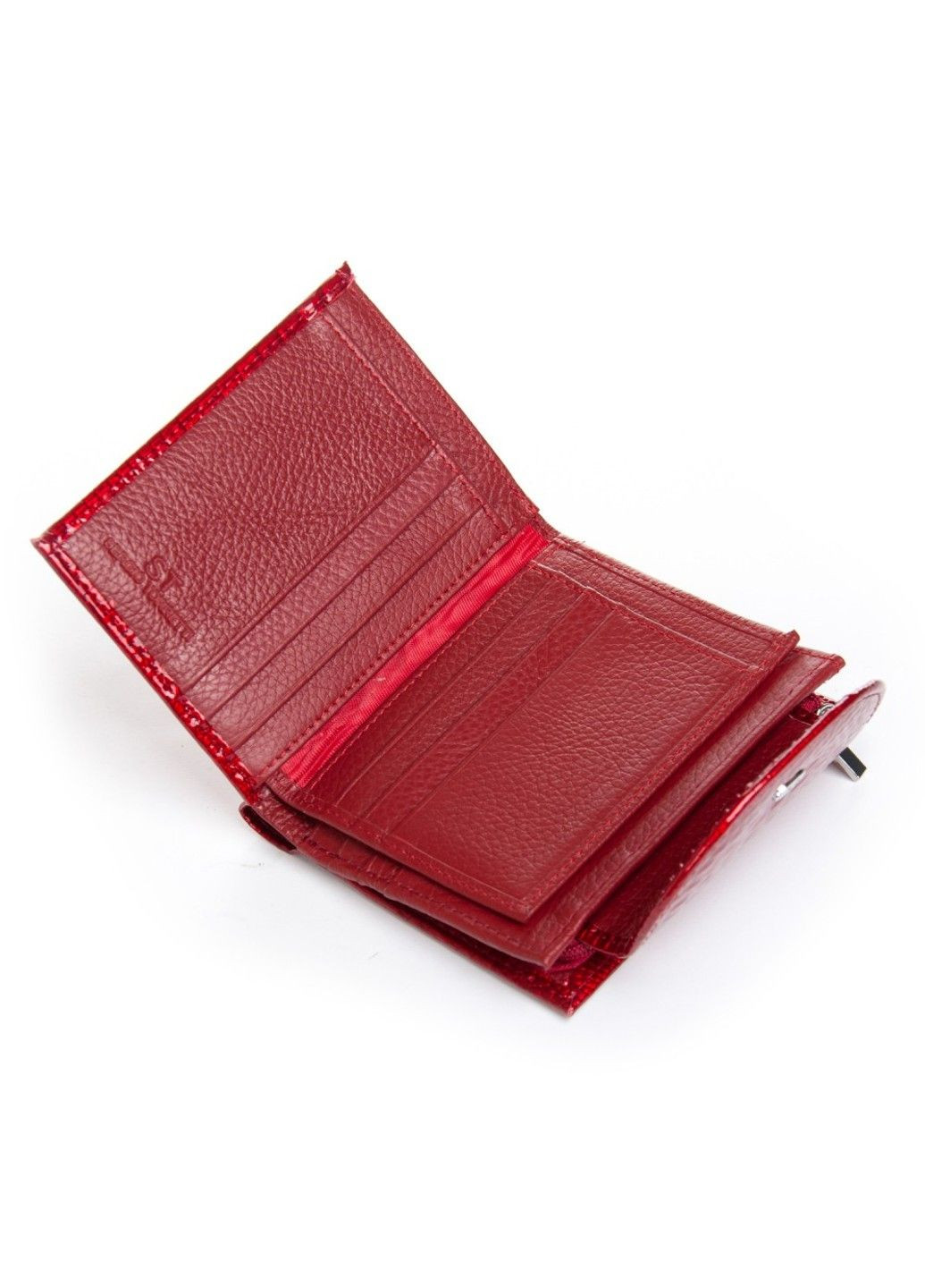 Женский кожаный лаковый кошелек SERGIO TORRETTI FEW44-1 red ST (360751388)