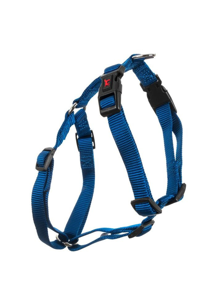 Шлея для собак Harlem H блакитна нейлон 40-55 см/15 мм GimDog (372504181)