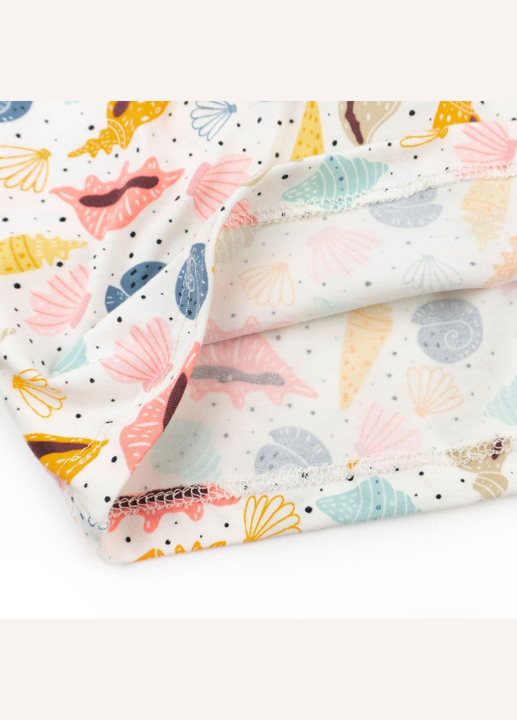 Комбинированное платье для девочки dexter`s на лето с ярким принтом shell разноцветный dexter's (333984633)