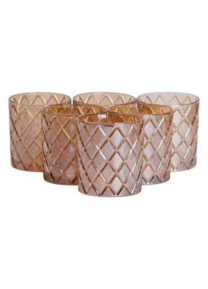 Набор стаканов для виски Yiwu HP-19-11GLASS 6шт 320мл из толстого стекла Золото No Brand (351361353)