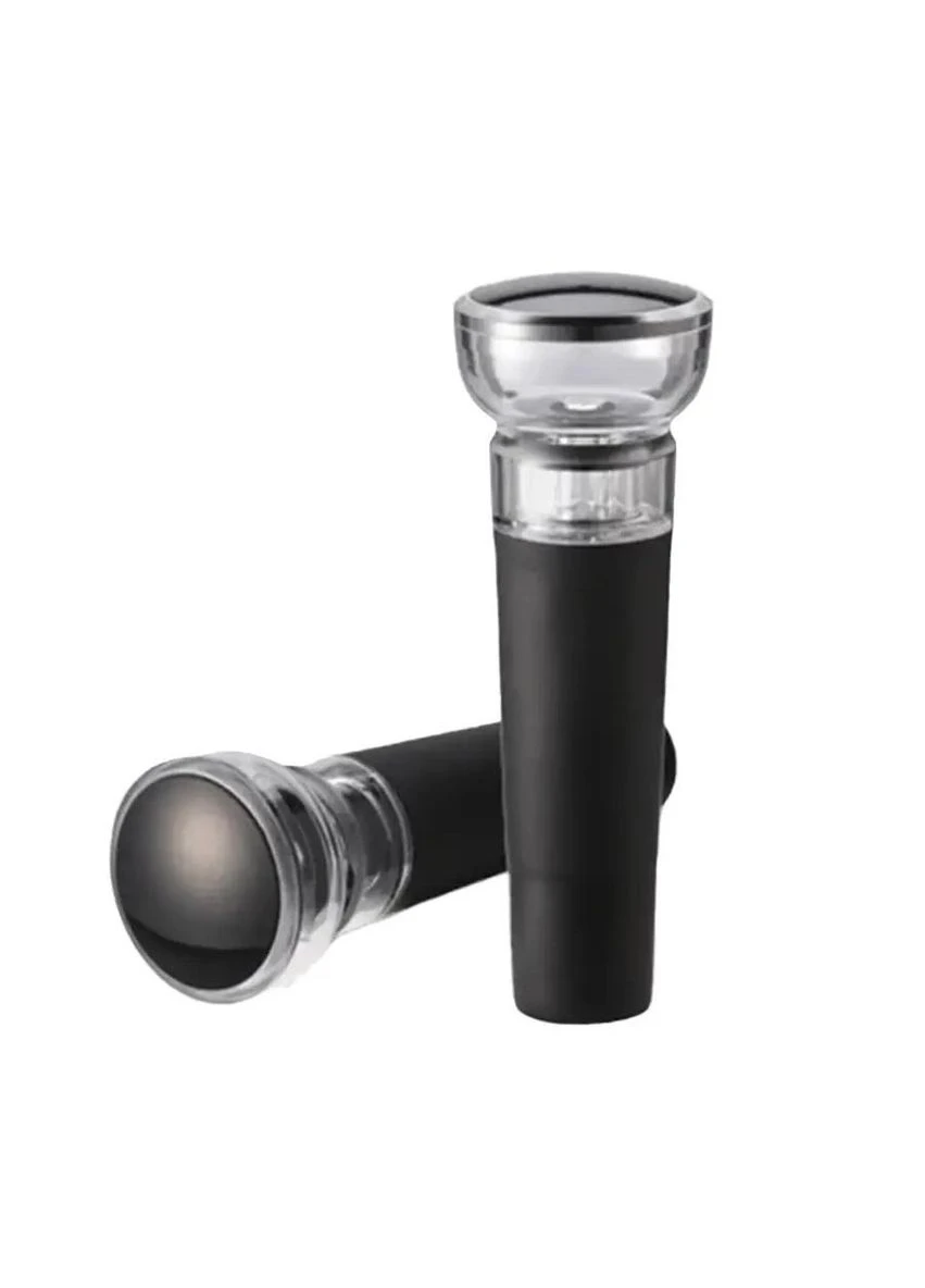 Набор многоразовых пробок для вина Cork 4 шт. Черный (H051392-4) No Brand (349844216)