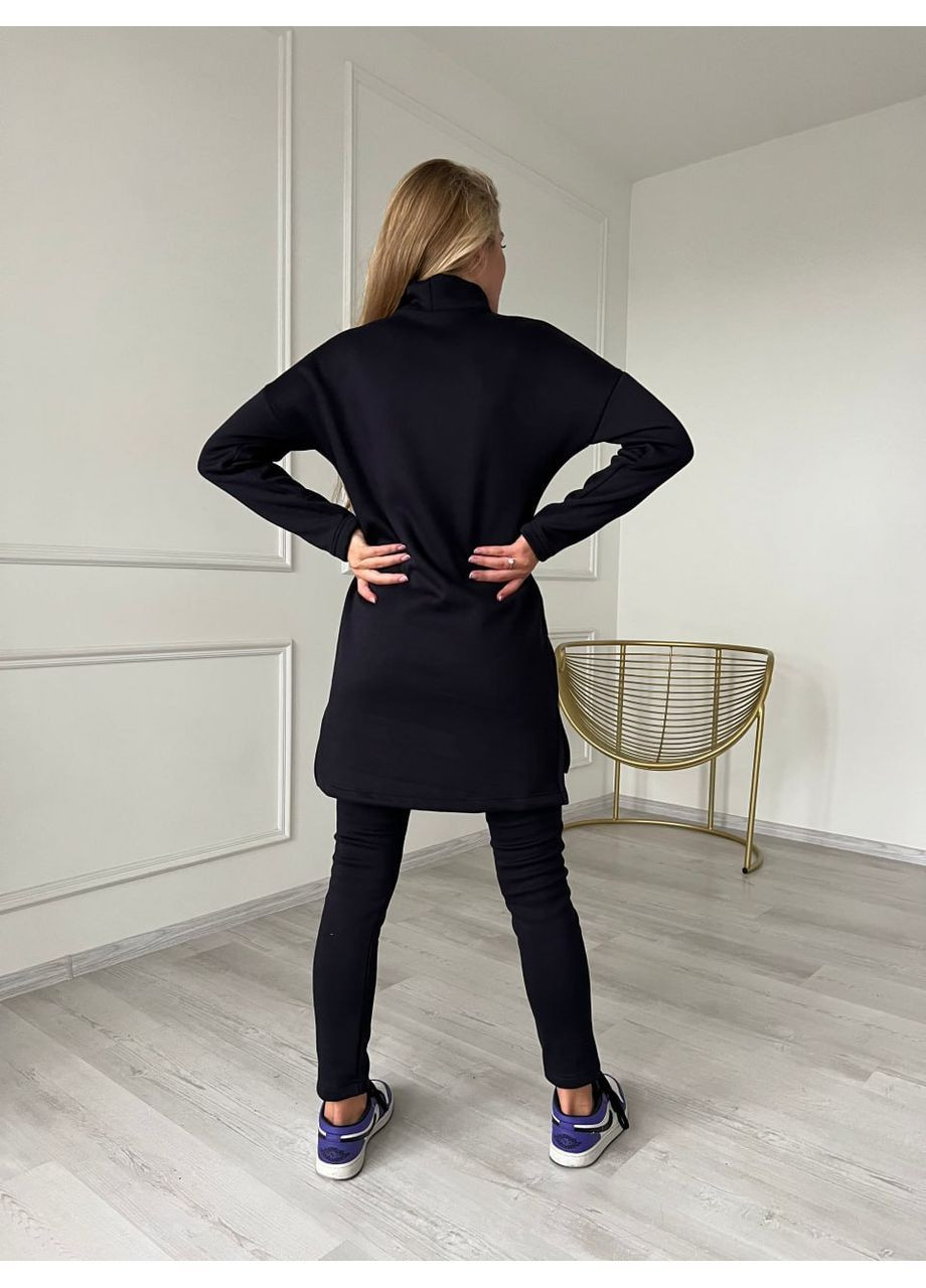 Женский трикотажный костюм на меху No Brand (372418629)