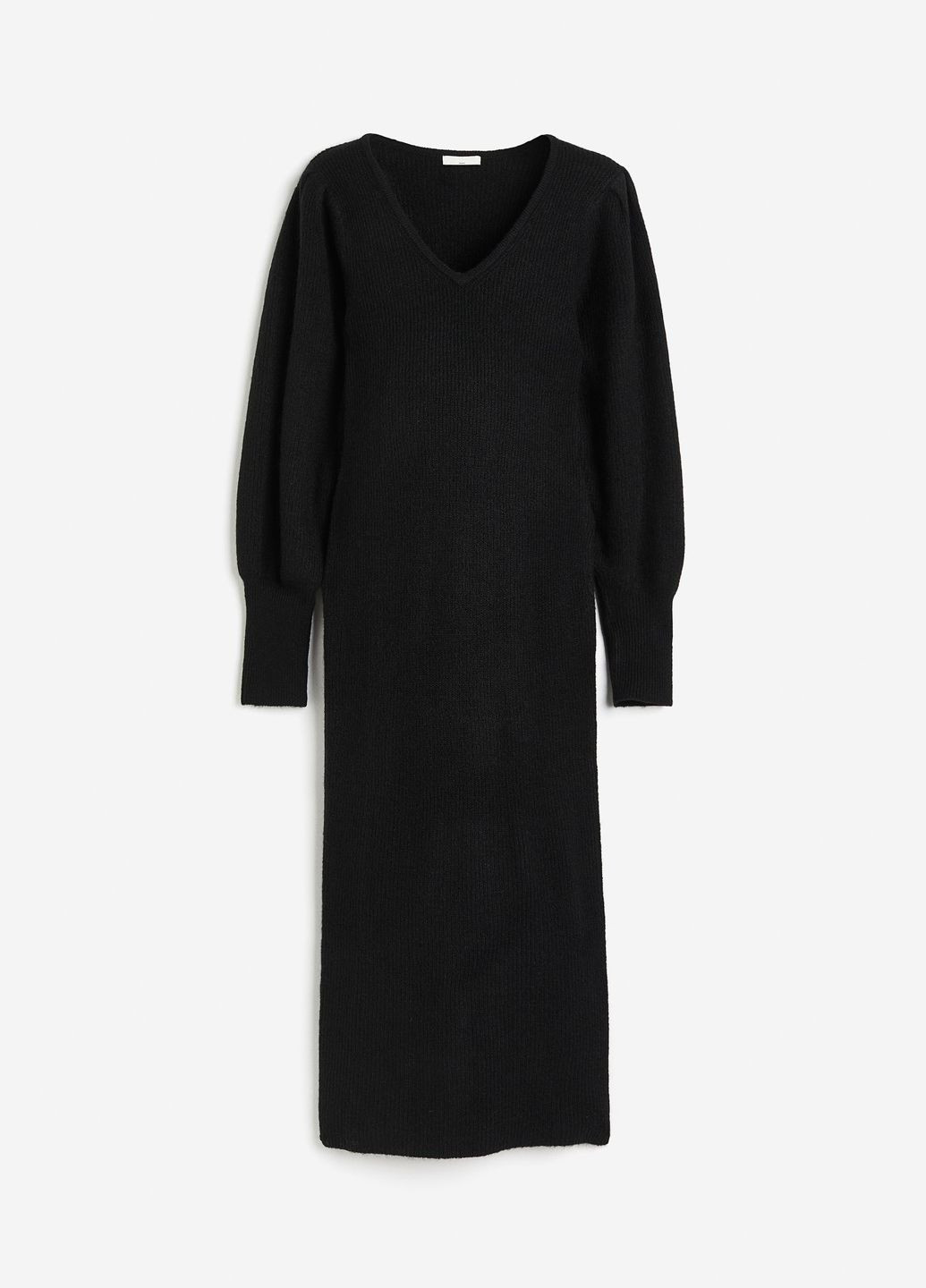 Черное платье зимнее H&M