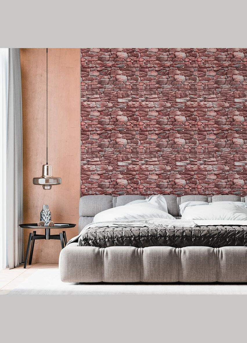 Самоклеящаяся декоративная 3D панель 700х770х5мм Матовый камень (060M) SW-00000635 Sticker Wall (327089650)