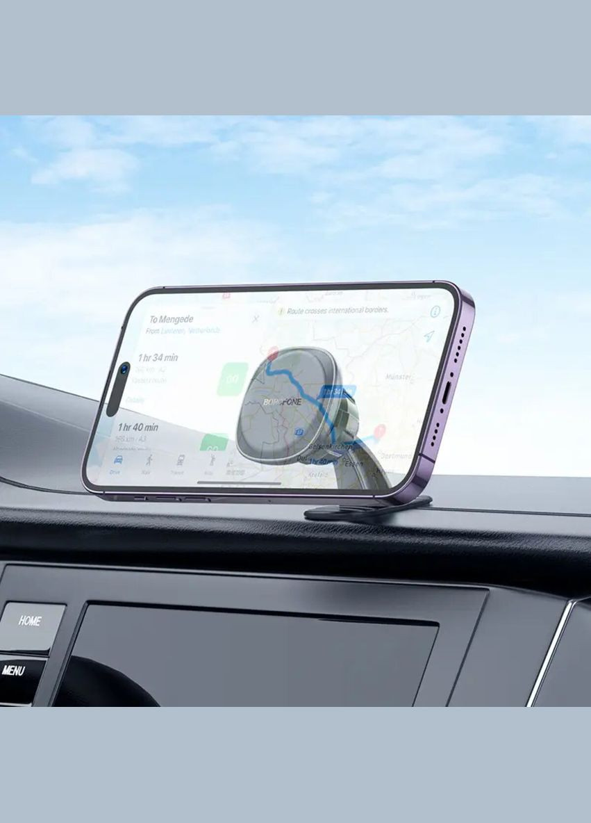 Автотримач для телефона Cloud magnetic car holder(center console) Black (6941991108037) Borofone BH103 (325422030)