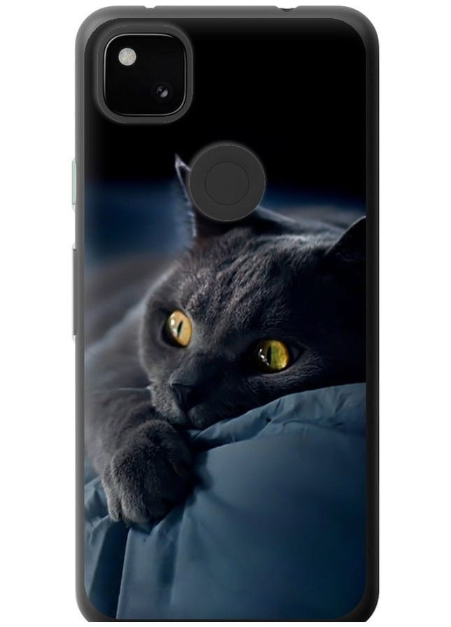 Силіконовий чохол 'Димчастий кіт' для Endorphone Google Pixel 4A (272824106)