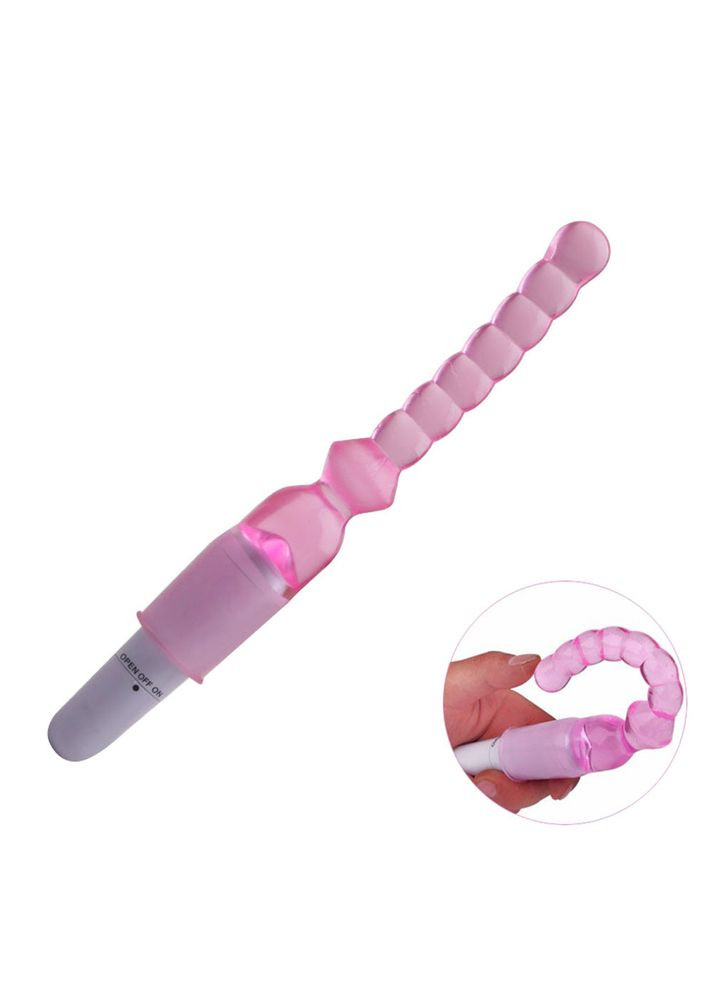 Вібропробка анальна зі стимулятором клітора і сосків + лубрикант No Brand (340914436)