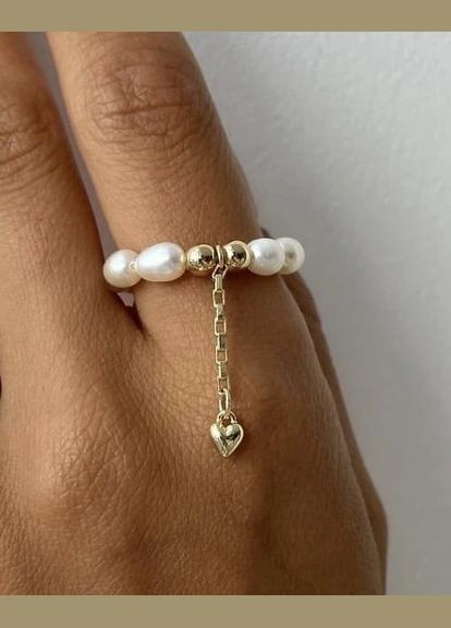 Каблучка "Gold Heart Memories" Le'Perle (312519597)