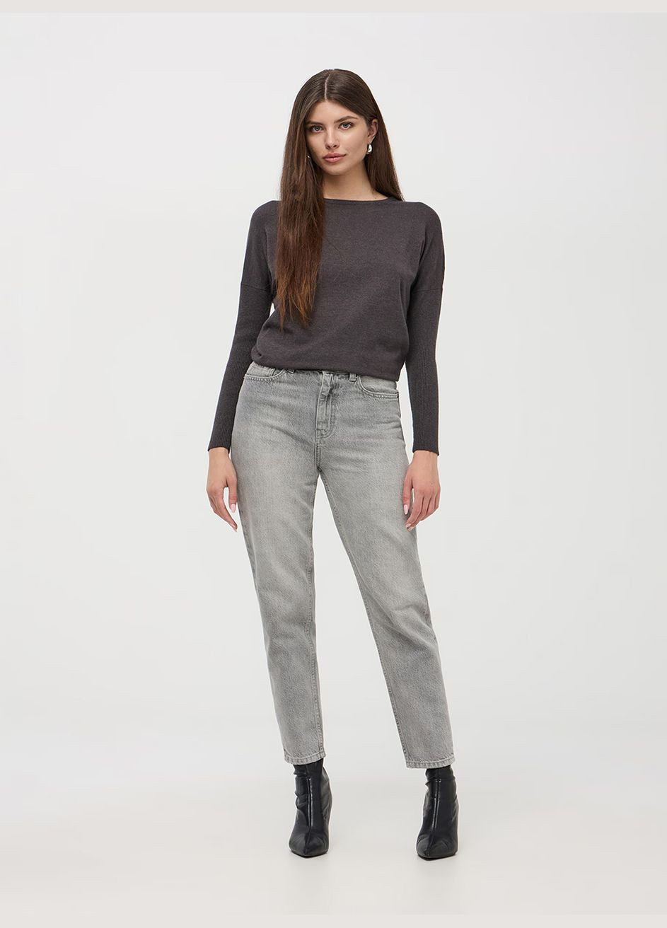 Темно-серый демисезонный свитер женщин Terranova