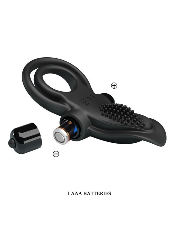 Двойное кольцо на член с вибростимуляцией клитора Pretty Love "Vibrant Penis Ring" LyBaile (302227256)