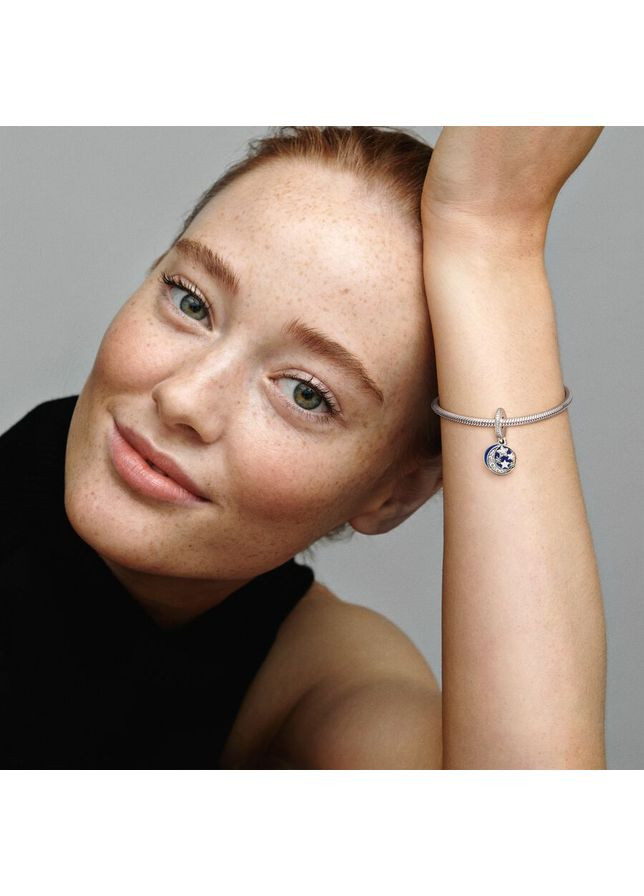 Срібна підвіска-шарм Пандора "Моя любов до тебе більша, ніж зірок на небі" 791993CZ Kabluchka (355347909)