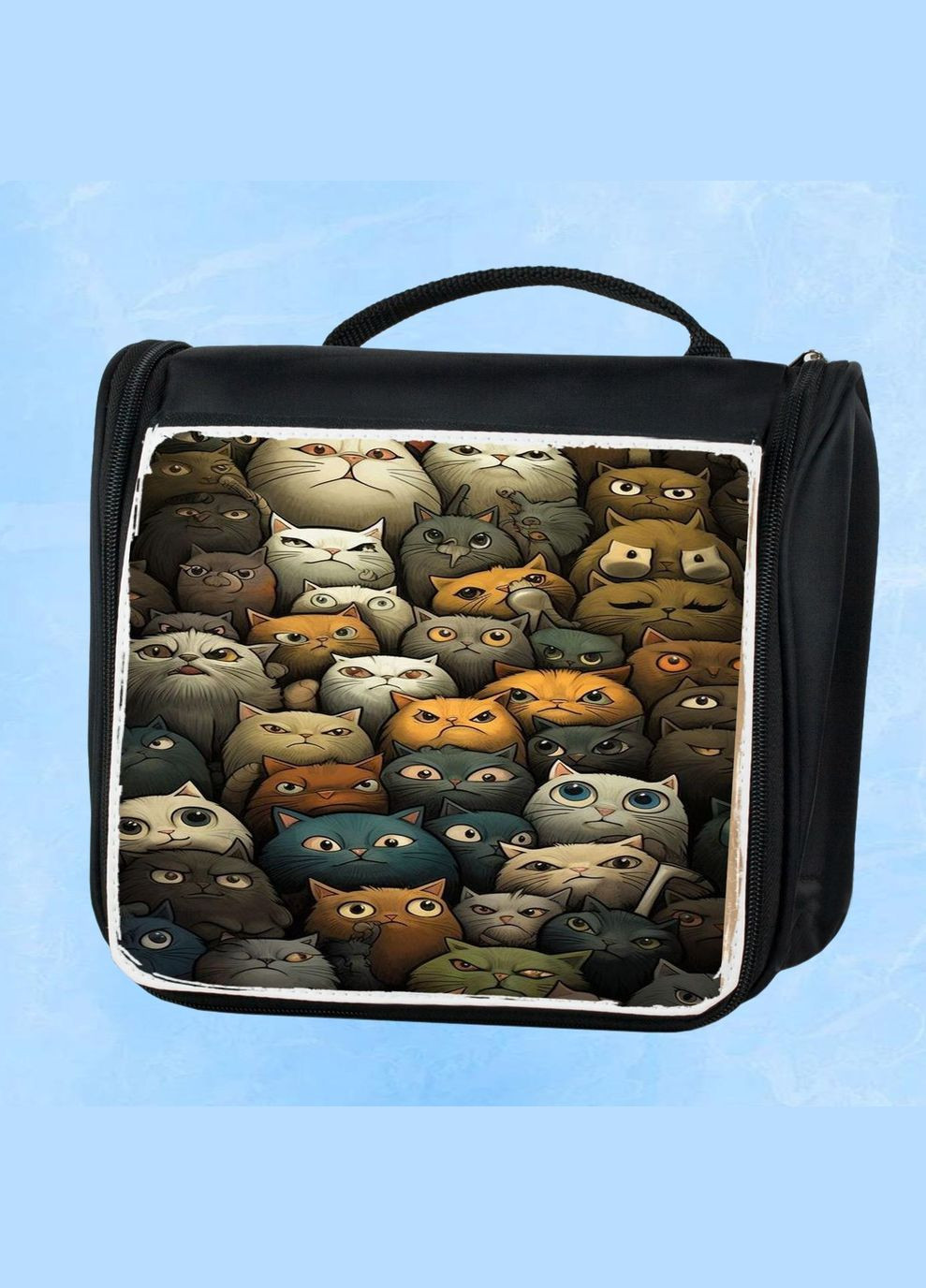 Дорожня сумка - органайзер для косметики несессер Art #73 Чорна No Brand (318677591)