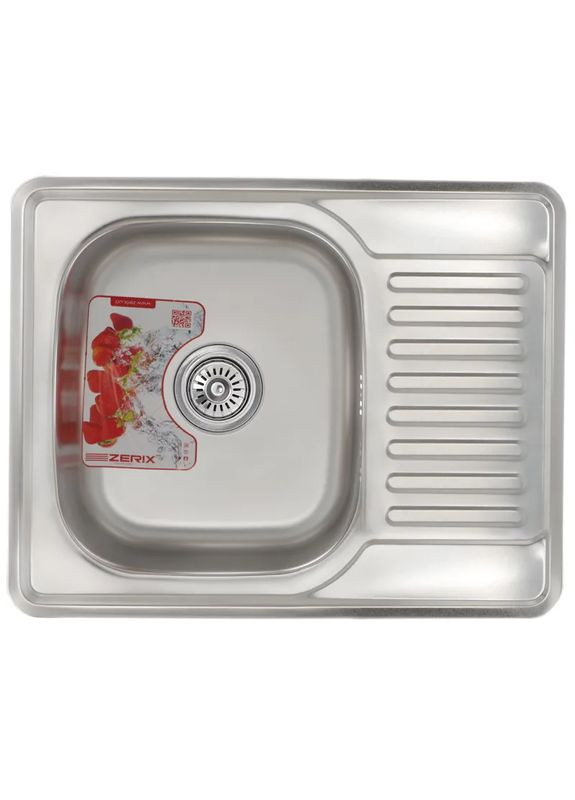 Мийка кухонна Z6350-08-180E (Satin) (ZM0563) Zerix (322003821)