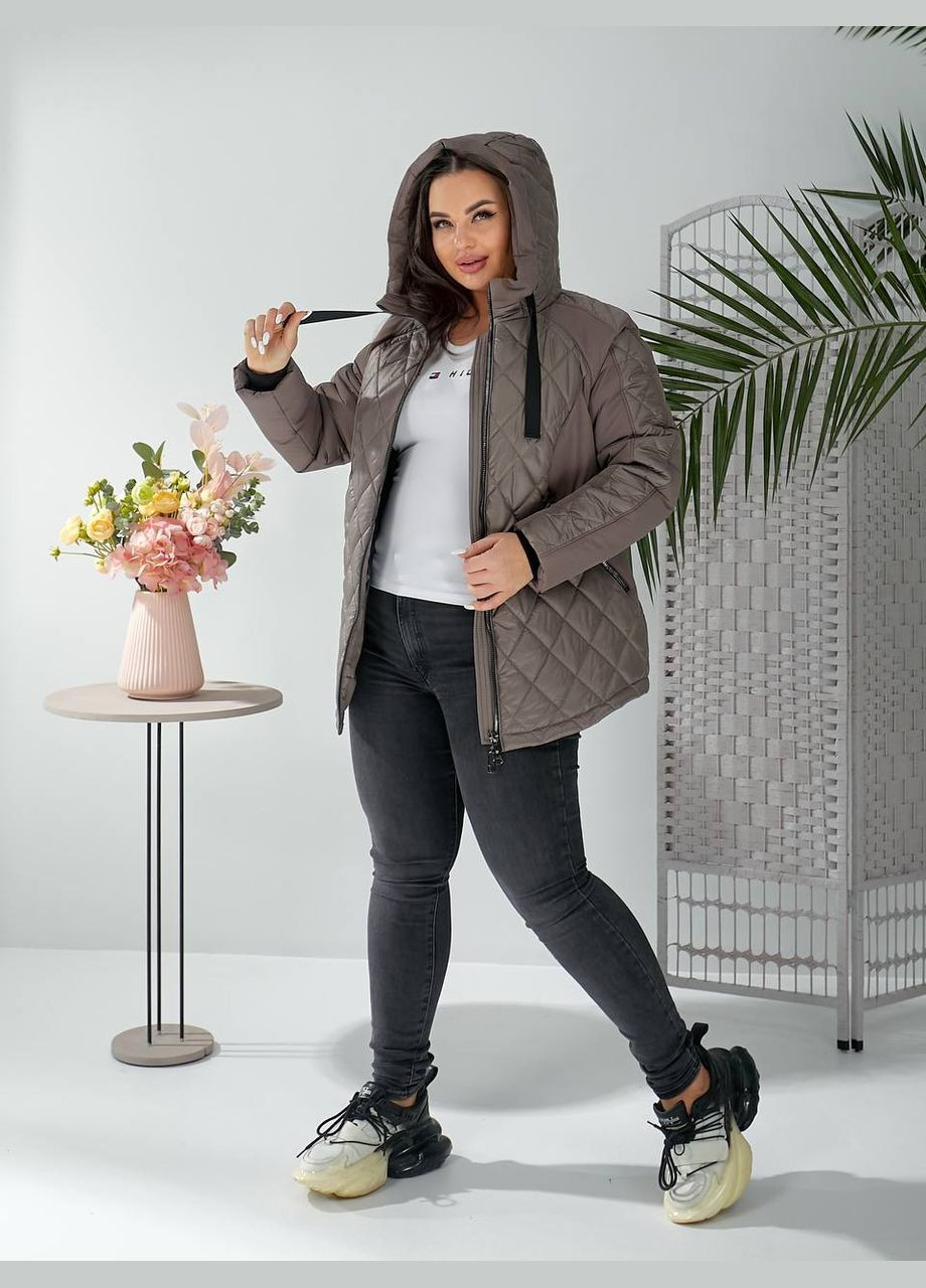 Бежевая куртка No Brand