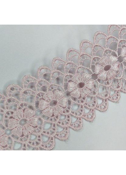 (1 метр) Мереживо макраме Sindtex 6,5 см колір - рожевий (08М-Y11560-7) Plus-plus (352746437)