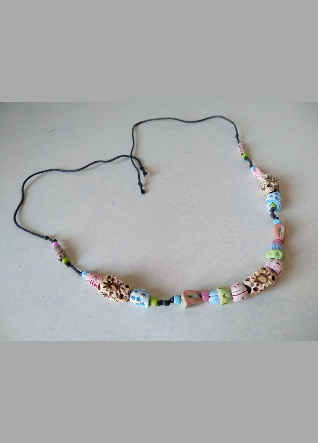 Керамические бусы ручной работы №5 Коти&Ангели (302450857)