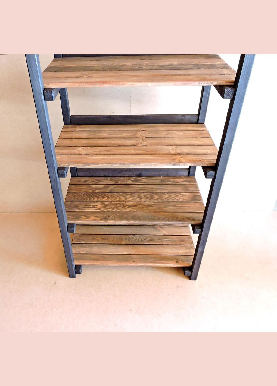 Етажерка розбірна з дерева Брістоль 5 капучино (МЕБ-000252) No Brand (327844583)