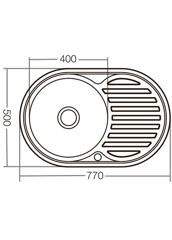 Мойка кухонная Z775008-180D (decor) (ZX1597) Zerix (315508303)