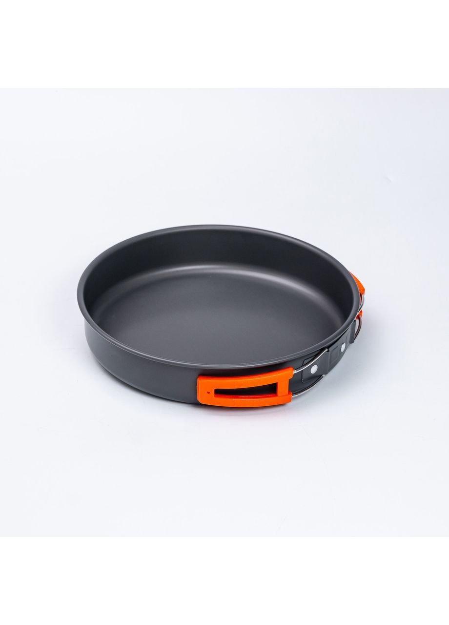 Набор туристической посуды в сумке для похода и кемпинга: кастрюля, сковорода, чайник LUGI (362455953)