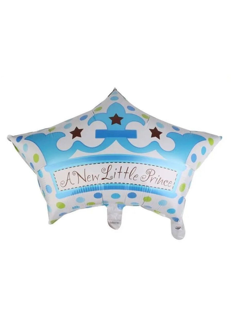 Фольгированная фигура "Корона голубая" 51х69см Китай No Brand (302312903)