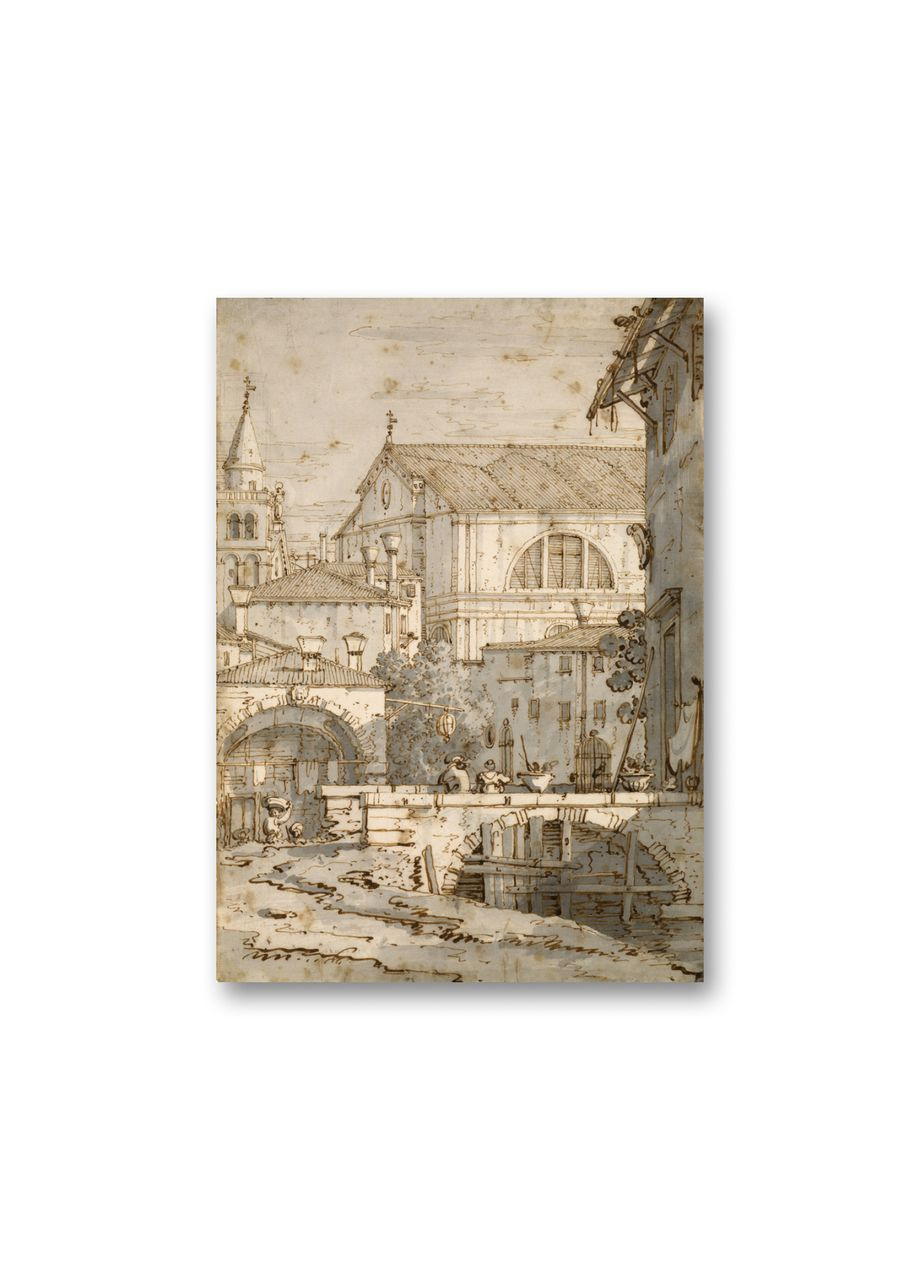 Друк на полотні Архітектурне капричіо Каналетто 40x60 No Brand (346494337)