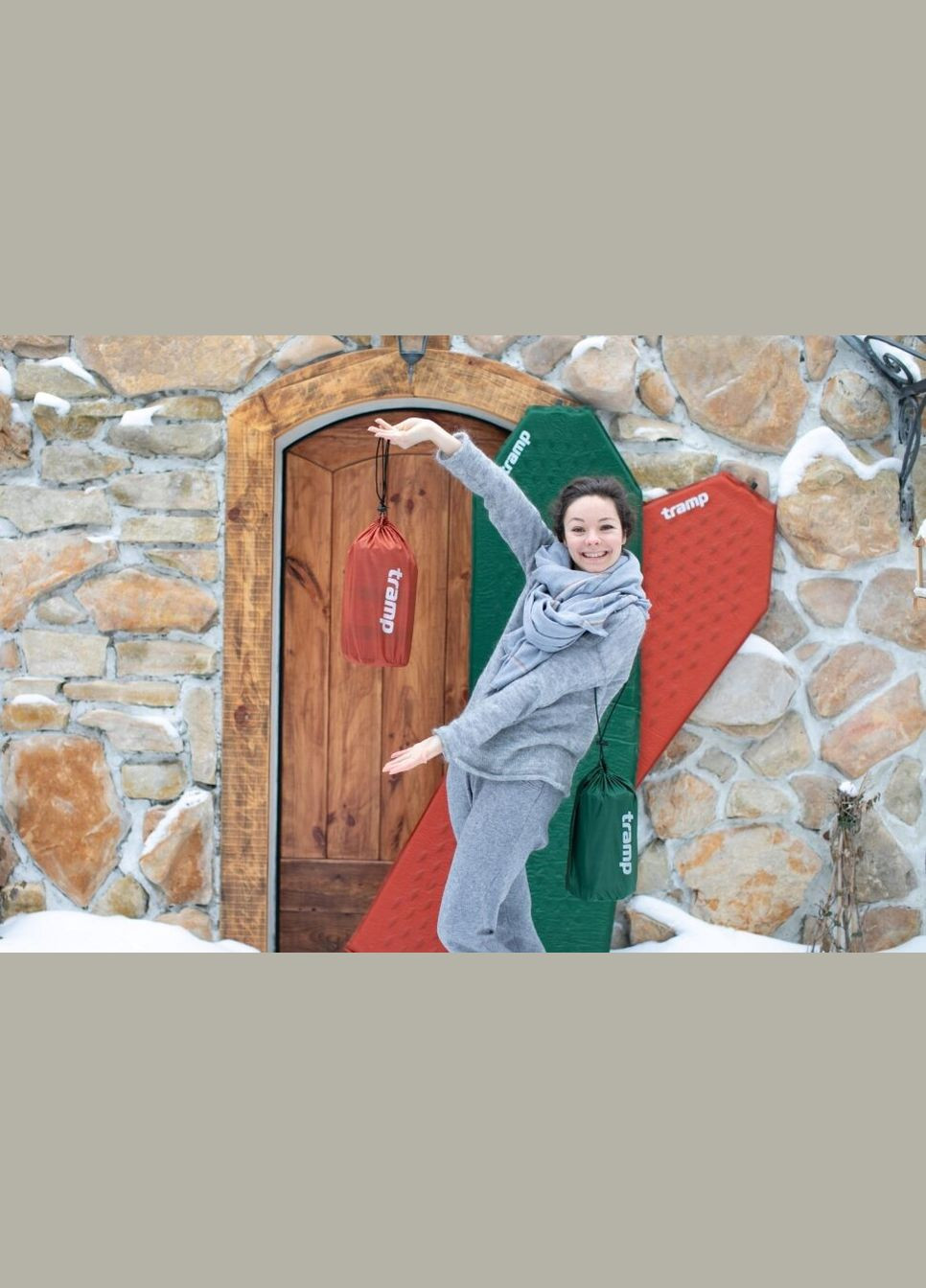 Коврик самонадувающий Ultralight TPU orange 183х51х2,5 TRI022 (TRI-022) Tramp (316396025)