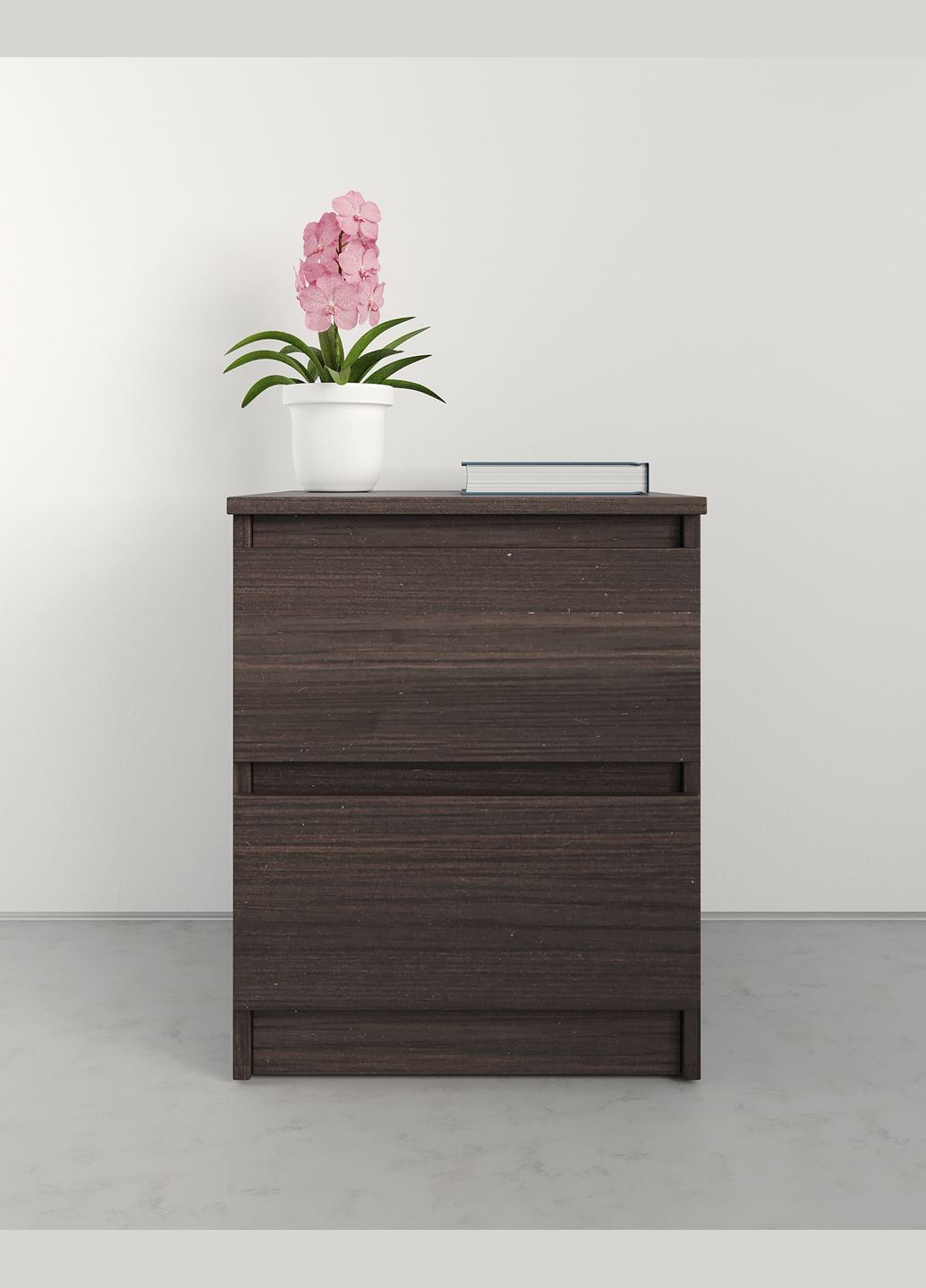 Прикроватная тумба Нео 40x43x53 см Дуб Ристрето (MBS-1181) MebelStar (334300231)